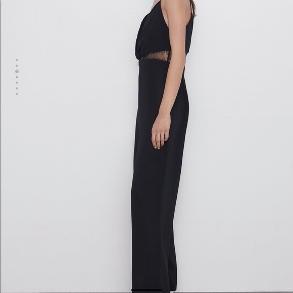 NEW!!! HP 🥳🥳🥳Zara Lace Insert Jumpsuit - Picture 4 of 16